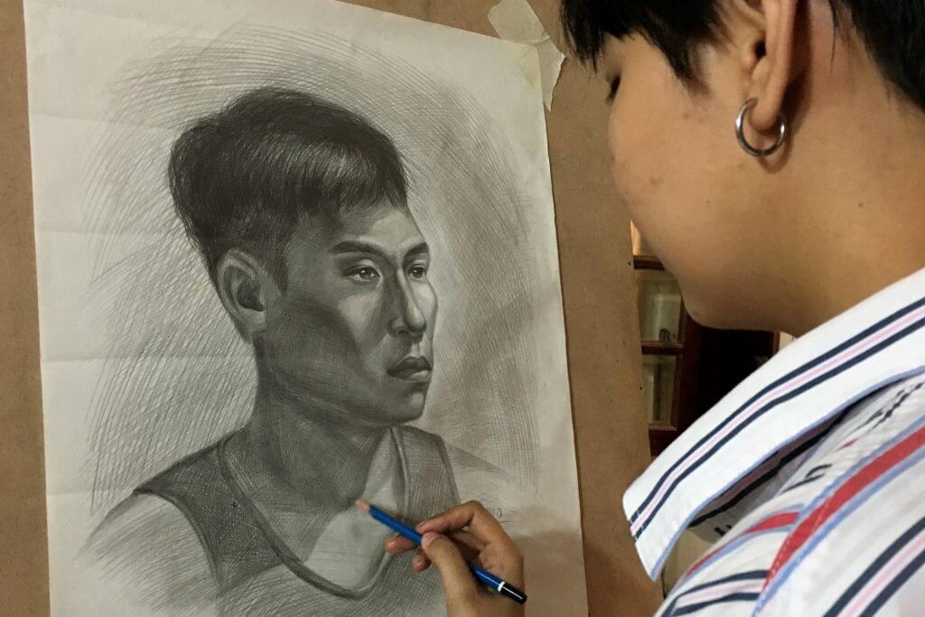 Học vẽ chân dung tại PICS Studio