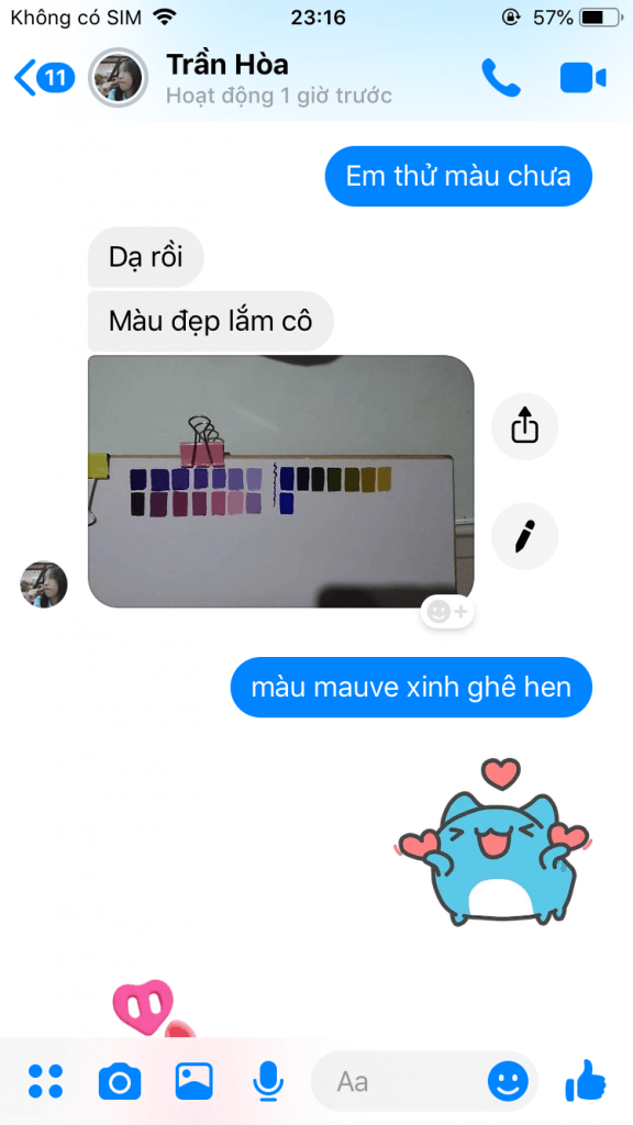 MÓN QUÀ ĐÃ ĐƯỢC BẠN HÒA TRẦN "BÓC TEM"