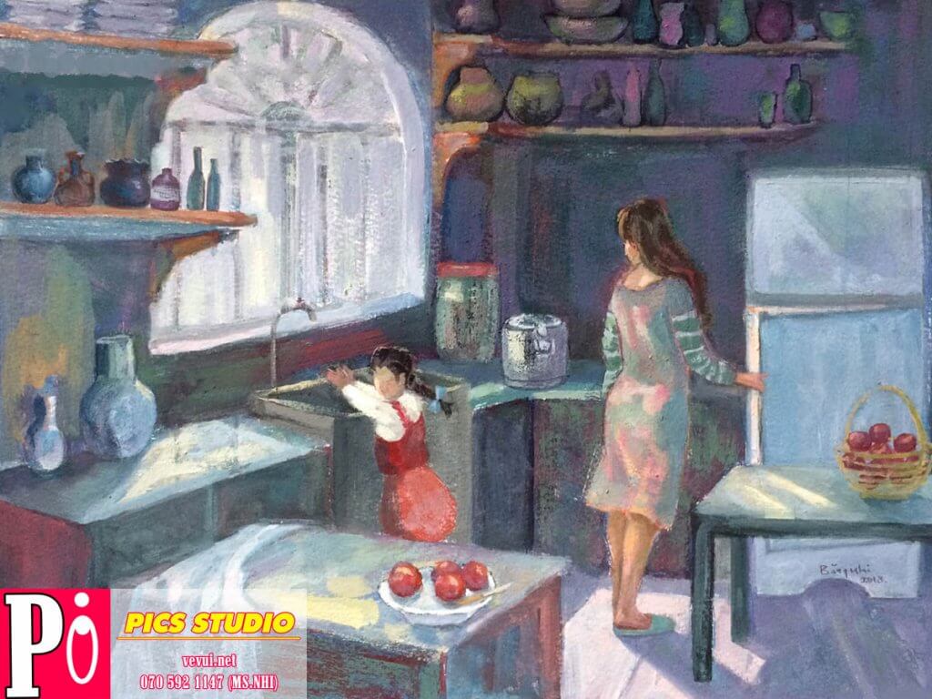 BỐ CỤC HAI MẸ CON