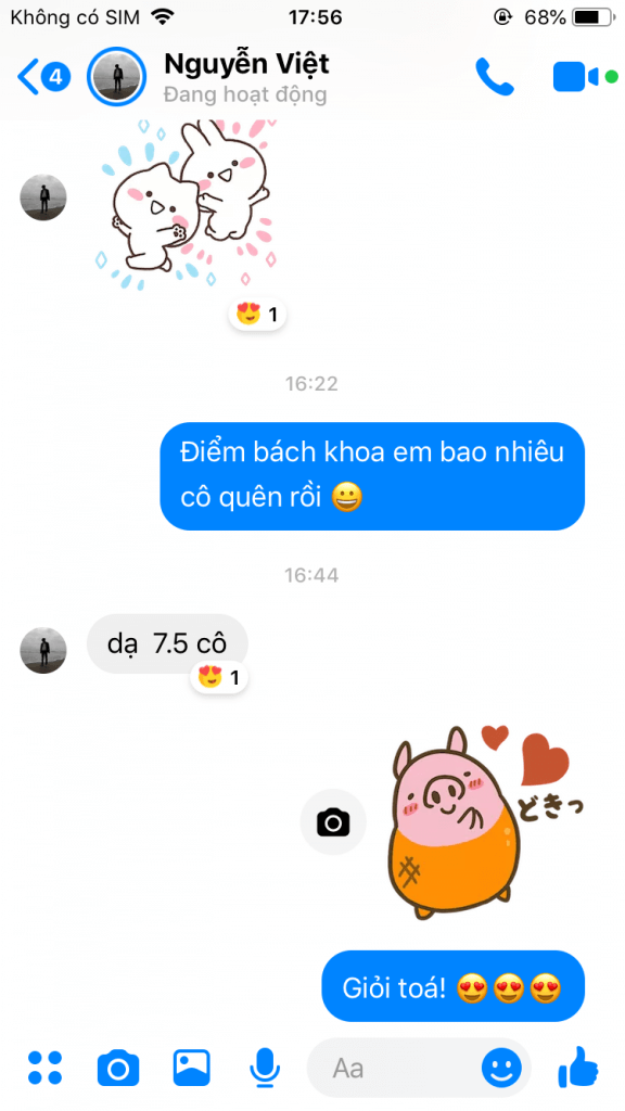 NGUYỄN VIỆT HH CHÌ 7.5 ĐHBK