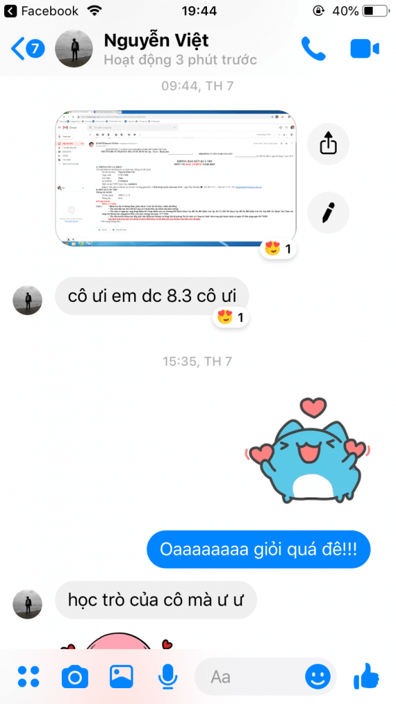 NGUYỄN VIỆT HH CHÌ 8.3 ĐHSPKT