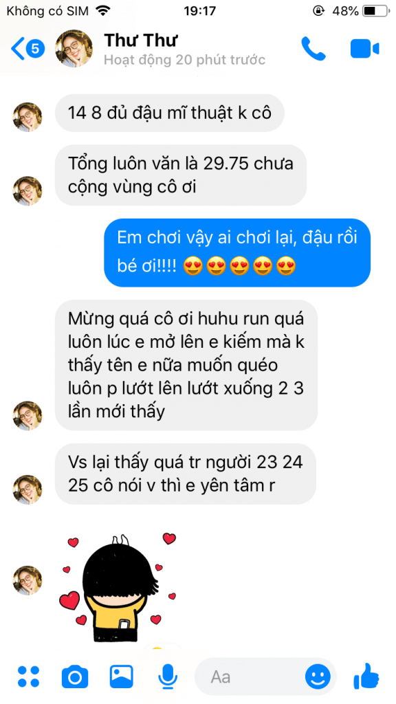 THƯ THƯ TT MÀU 8.0 ĐHMT