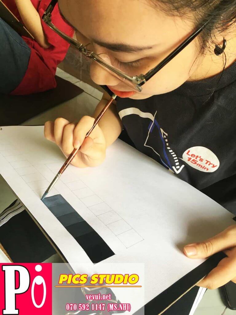 học viên quỳnh như trang trí màu thiên nữ băng nhi