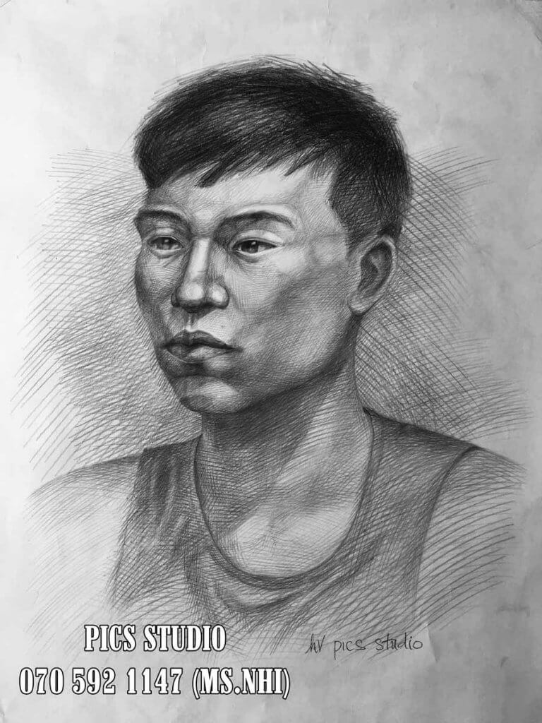 VẼ CHÂN DUNG NAM THANH NIÊN PICS STUDIO (4)