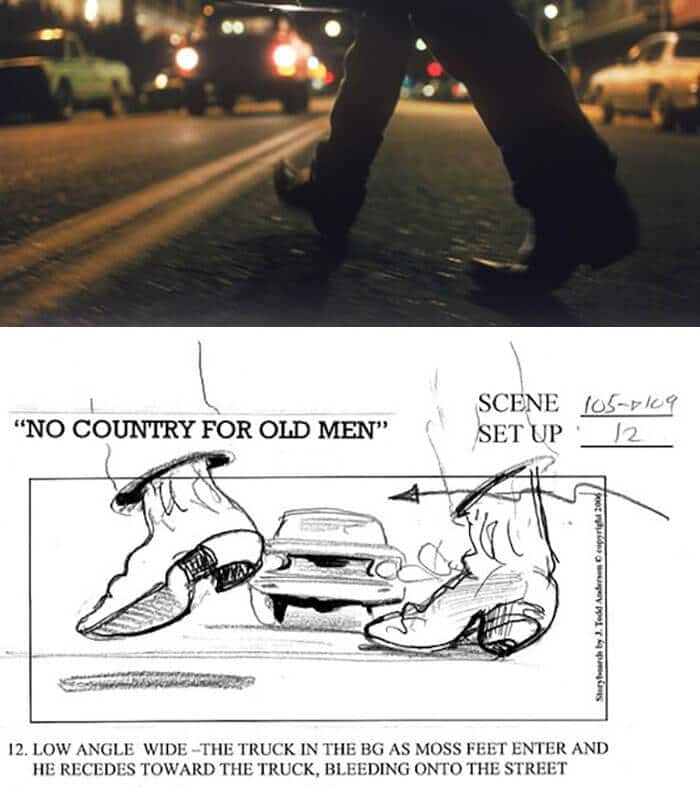No Country For Old Men (2007) - 25 STORYBOARD PHIM NỔI TIẾNG