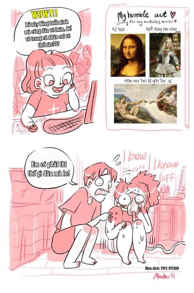 Artist Memes - THẰNG CON TÔI CÓ TIỀM NĂNG VỀ HỘI HỌA