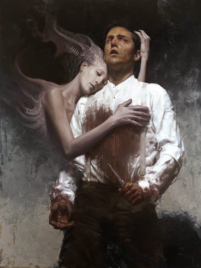 BÌA SÁCH TRUYỆN STEPHEN KING DAVID PALUMBO - THẰNG CON TÔI CÓ TIỀM NĂNG VỀ HỘI HỌA
