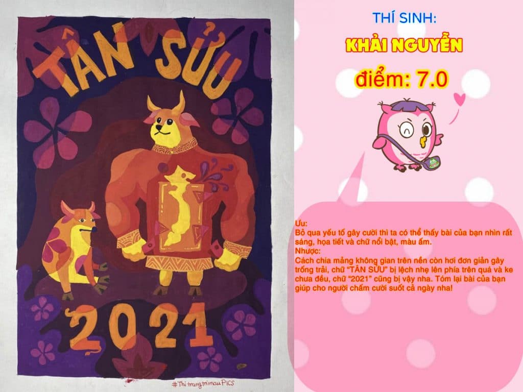 7.0 KHẢI NGUYỄN THI THỬ TRANG TRÍ MÀU ONLINE 2021 PICS STUDIO
